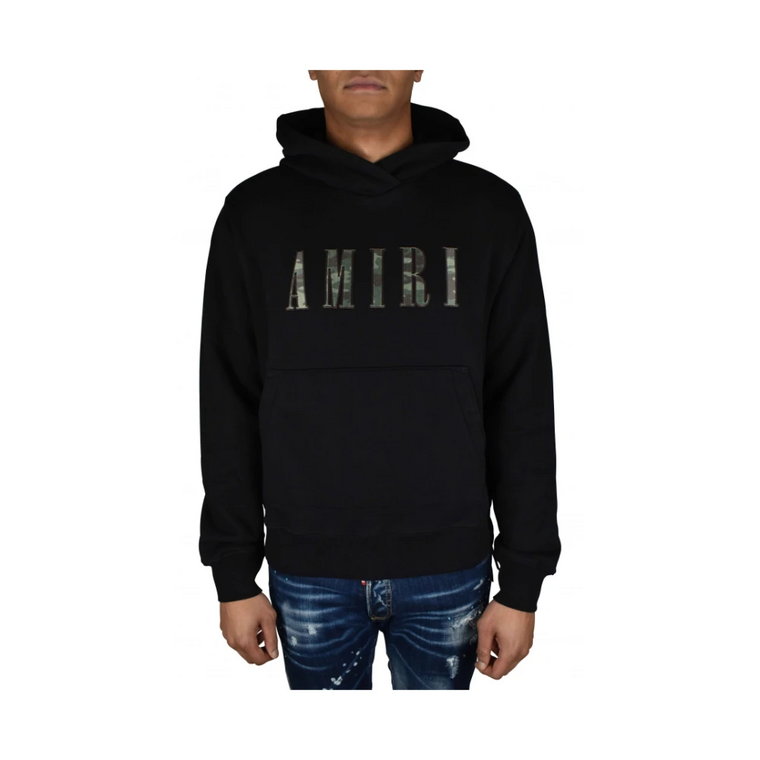 Luksusowy Militarny Sweter z Logo Amiri