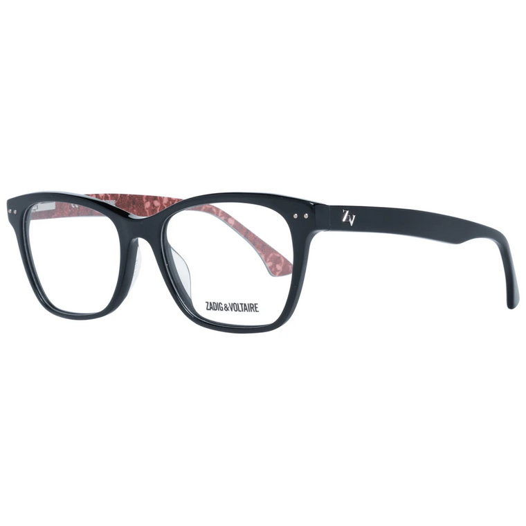 Czarne męskie okulary optyczne w kształcie prostokąta Zadig & Voltaire