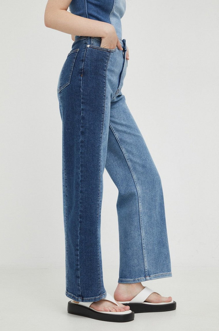 Gestuz jeansy damskie high waist