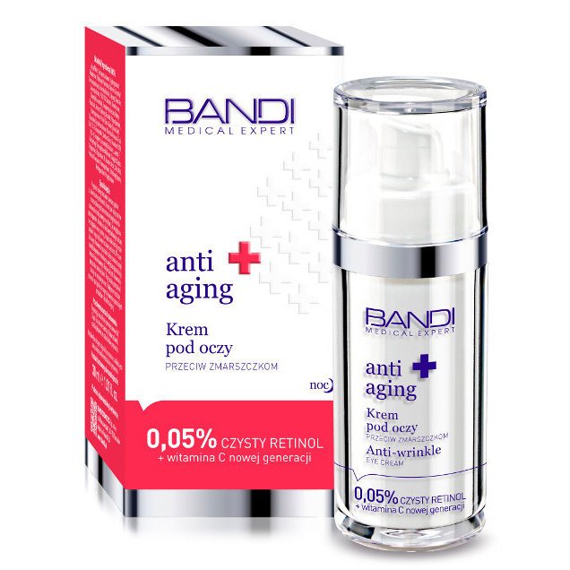 Bandi, Medical Expert Anti Aging, przeciwzmarszczkowy krem pod oczy, 30 ml