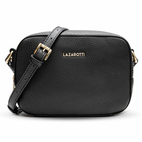 Lazarotti Bologna Leather Torba na ramię Skórzany 19 cm black