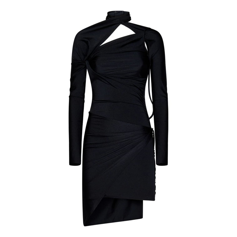 Czarna Sukienka dla Kobiet Aw23 Coperni