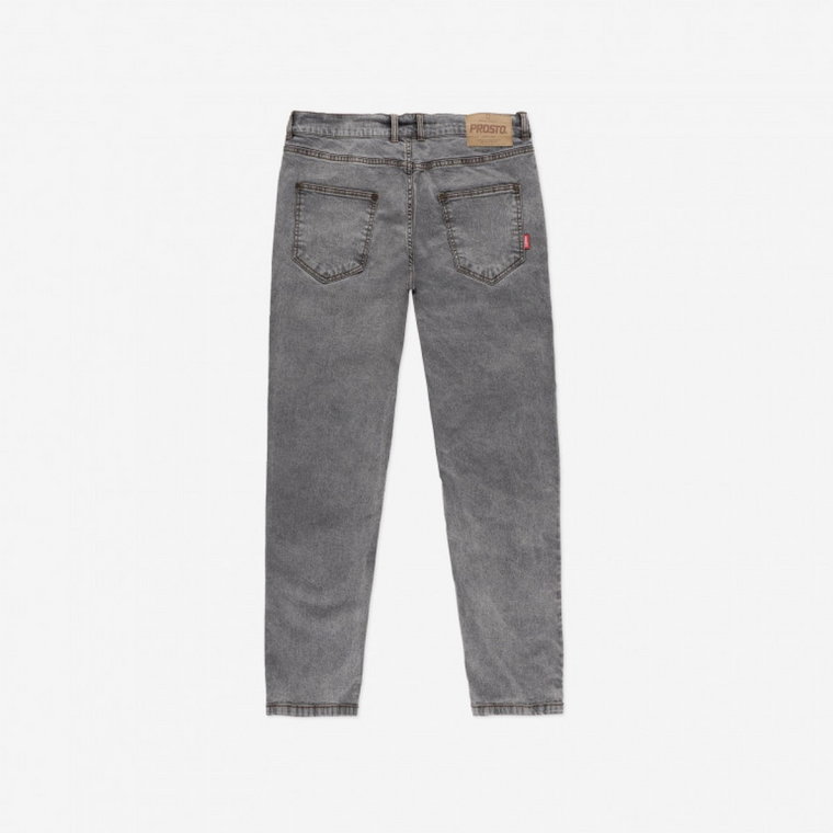 Męskie jeansy Prosto Jeans Regular Pocklog - szare