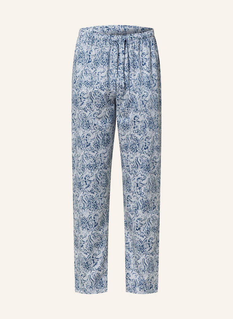 Zimmerli Spodnie Od Piżamy Cotton Sateen Print blau