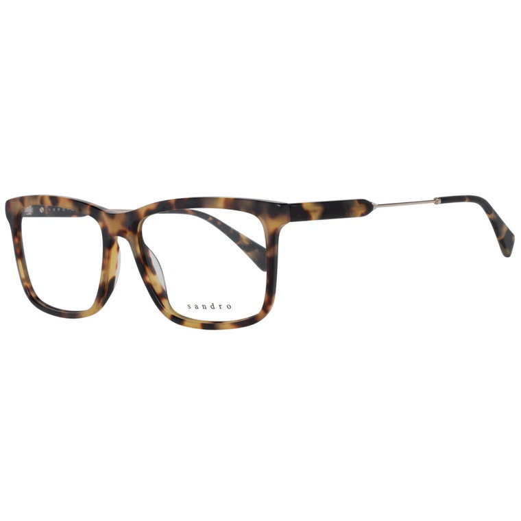 Brązowe Męskie Okulary Optyczne Sandro