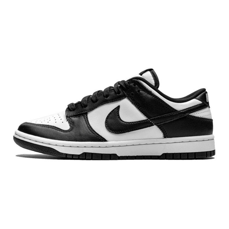 Czarne Białe Dunk Low Sneakers Nike