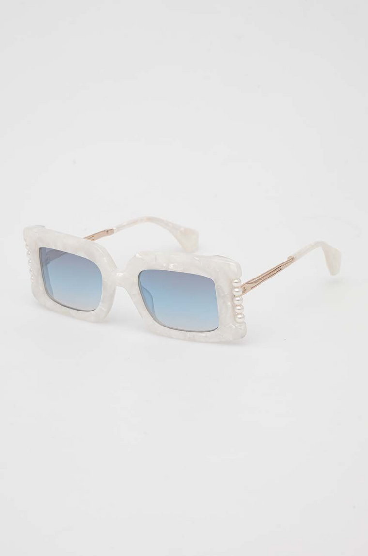 Vivienne Westwood okulary przeciwsłoneczne damskie kolor biały VW505681749