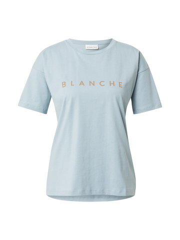 Blanche Koszulka  podpalany niebieski / jasnobrązowy
