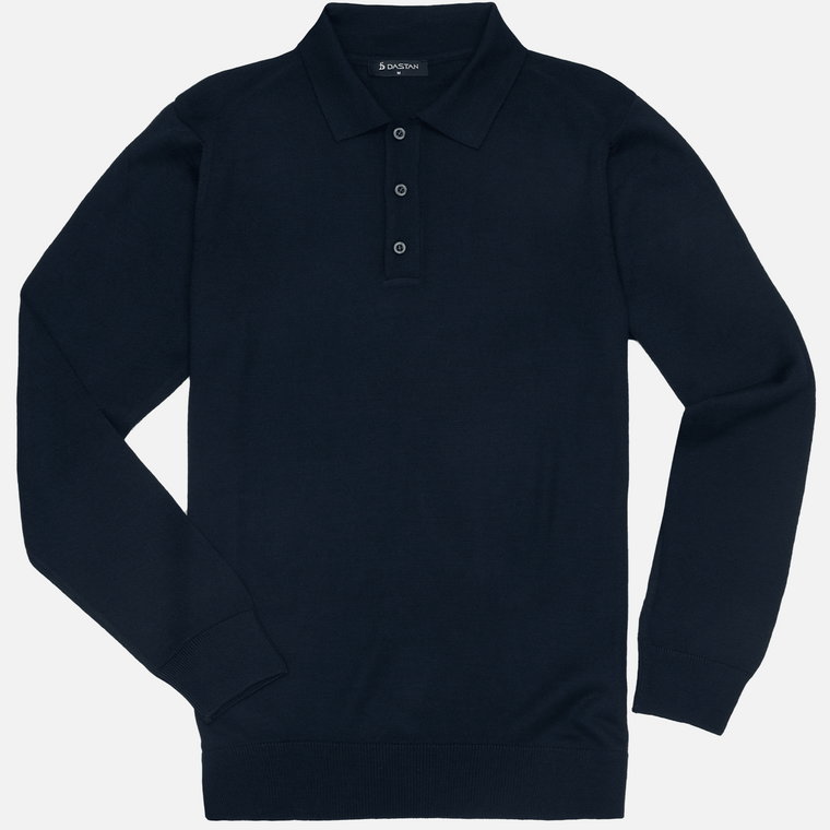 Sweter Polo Navy