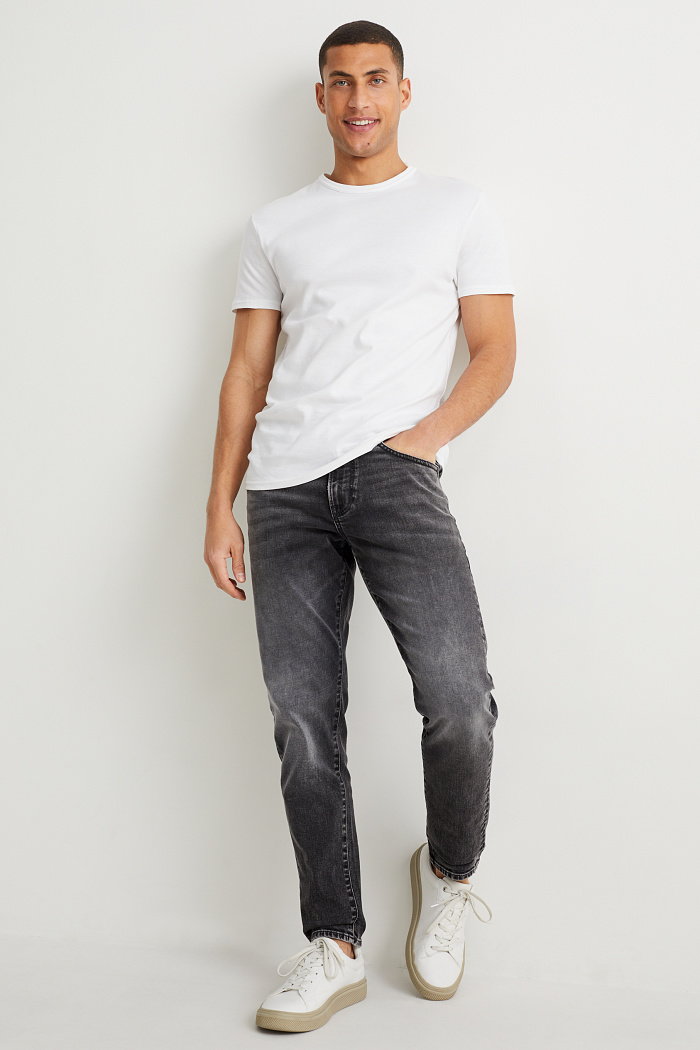 C&A Tapered jeans-LYCRA, Szary, Rozmiar: W28 L32