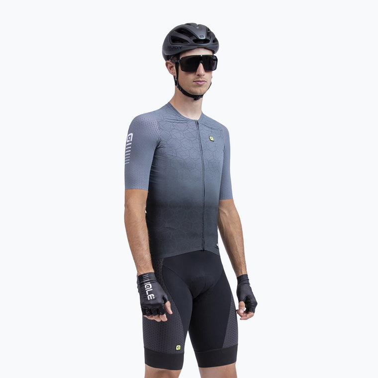 Koszulka rowerowa męska Alé Maglia MC Velocity grey