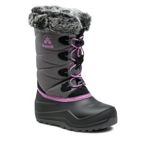Śniegowce Kamik - Snowgypsy 4 NF4998 Charcoal/Orchid