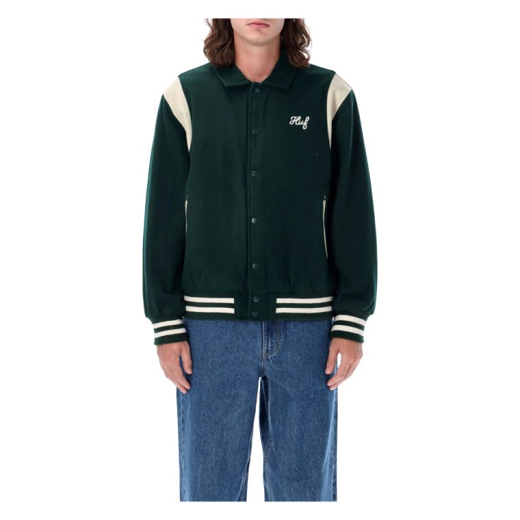 Kurtka Varsity Hunter Green Aw24 HUF