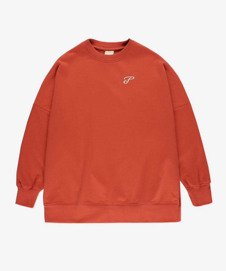 Crewneck Oversize Cut Red