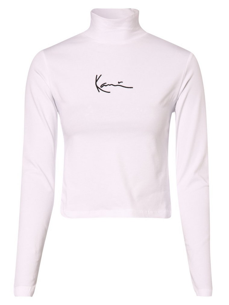 Karl Kani - Damska koszulka z długim rękawem, biały