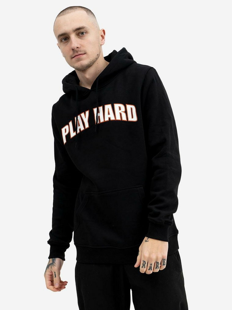 Bluza Z Kapturem Mister Tee Play Hard Czarna