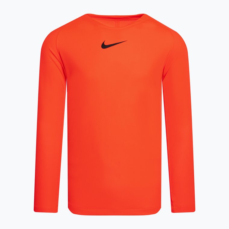 Longsleeve termoaktywny dziecięcy Nike Dri-FIT Park First Layer bright crimson/black