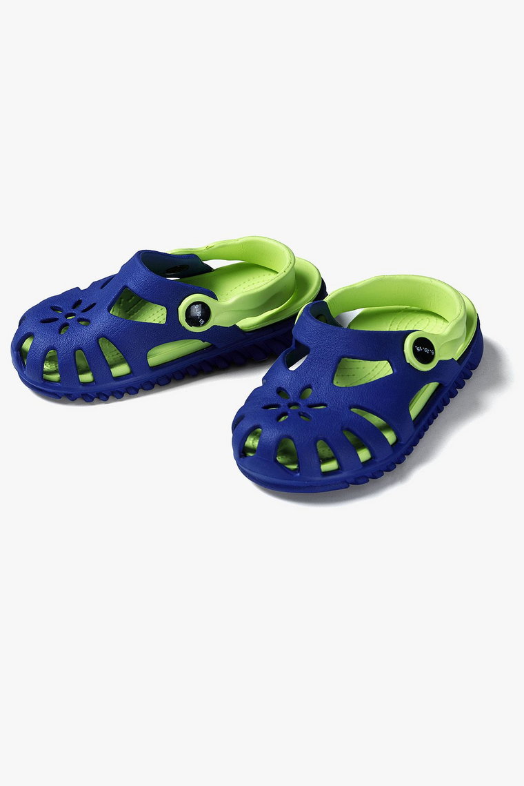 Sandały dla chłopca - niebiesko - zielone