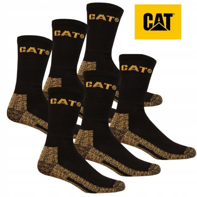 Skarpety Robocze Cat 6 Par Eu 41-45 Caterpillar Basic Work Socks