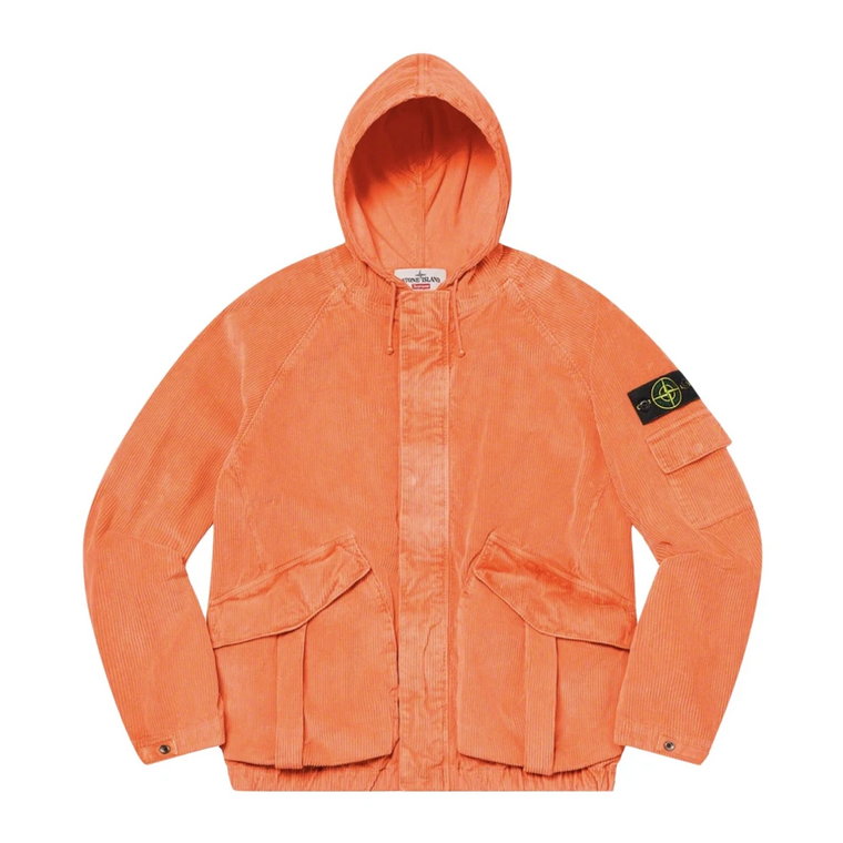 Limitowana edycja Corduroy Jacket Orange Stone Island