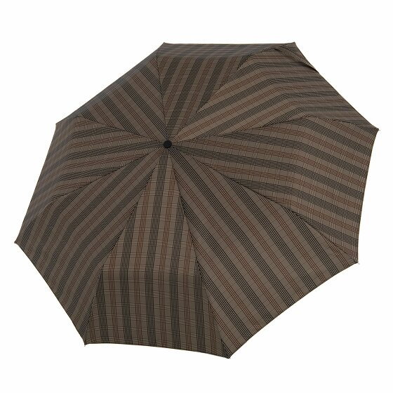 Doppler Manufaktur Orion Carbon Steel Open-close Pocket Umbrella 29 cm check beige-black
