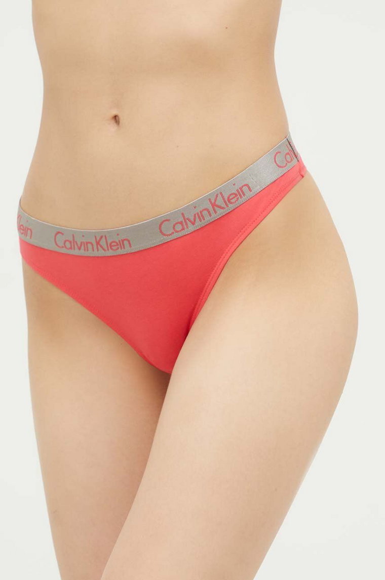 Calvin Klein Underwear stringi kolor różowy