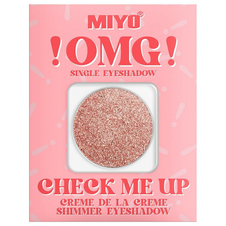 Miyo OMG Check Me Up Creme De La Creme Shimmer Eyeshadow 27 Lollypop Cień do powiek 1,3g