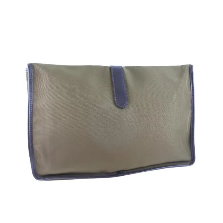 Pre-owned Canvas clutches Salvatore Ferragamo Pre-owned