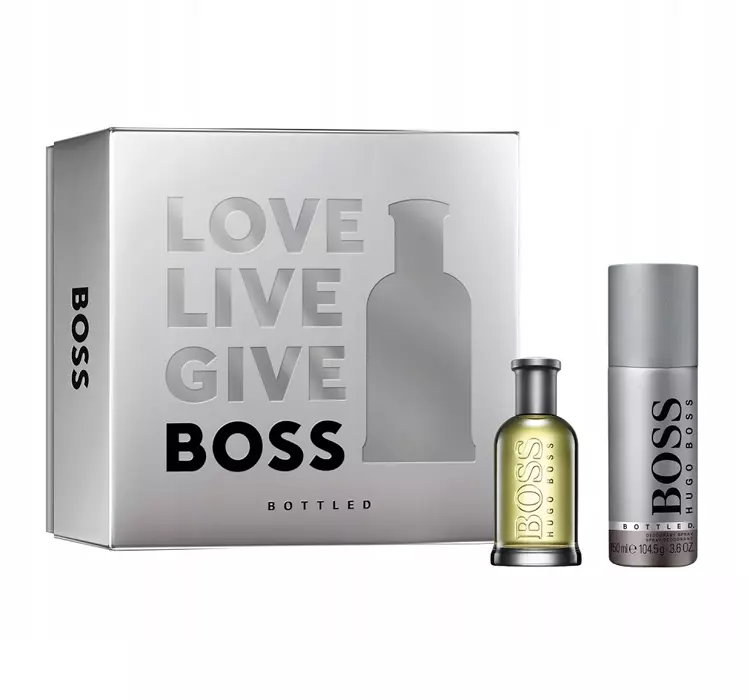 HUGO BOSS BOTTLED WODA TOALETOWA SPRAY 50ML + DEZODORANT SPRAY 150ML