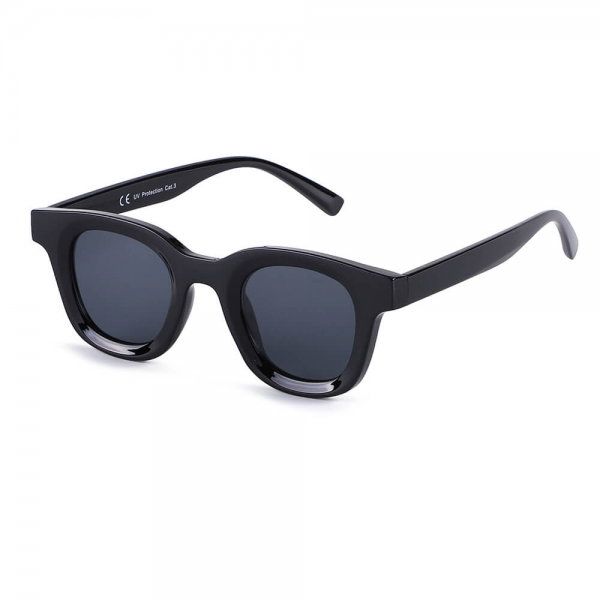 Czarne okulary przeciwsłoneczne z filtrem UV400 SVM-15