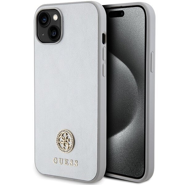 Guess GUHCP15SPS4DGPS iPhone 15 6.1" srebrny/silver hardcase Strass Metal Logo