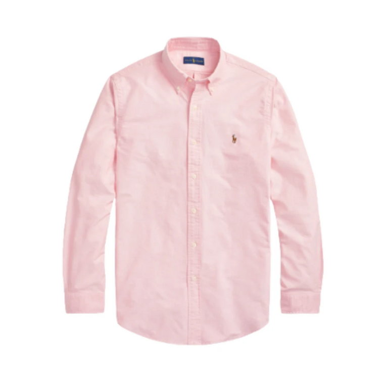 Różowa Koszula z Długim Rękawem - Rozmiar XL Ralph Lauren