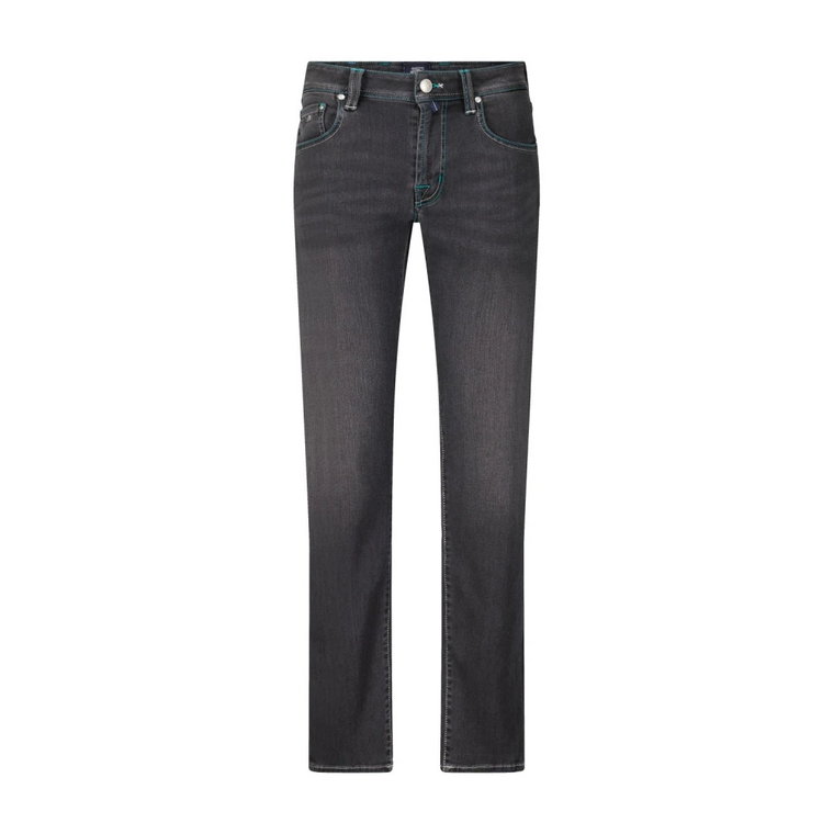 Zip Slim Fit Denim Jeans Tramarossa