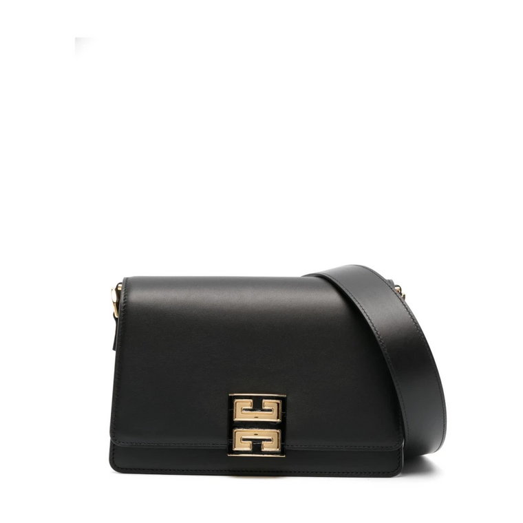 Czarna Torba na Ramię z Logo-Plaque Givenchy
