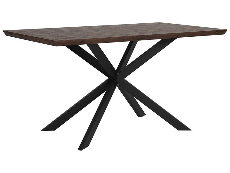 Stół do jadalni BELIANI Spectra, czarny, 140x80x75 cm