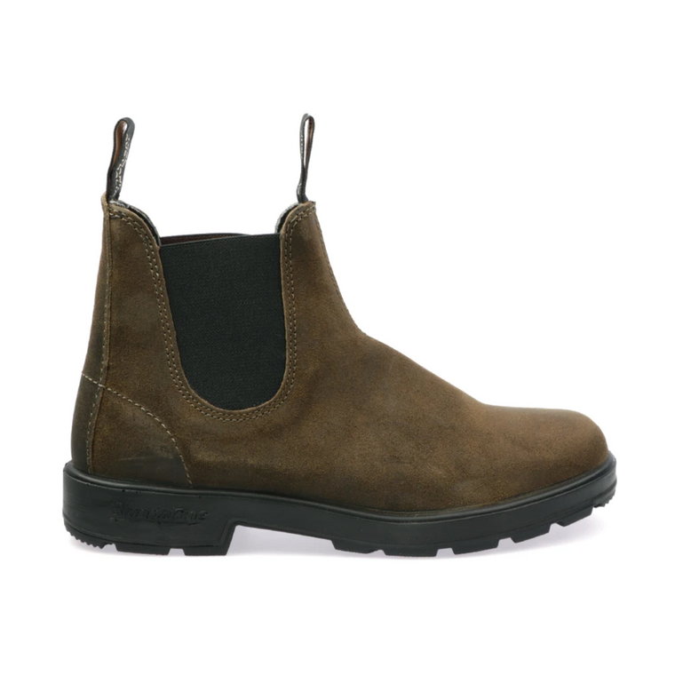 Woskowane zamszowe buty Blundstone