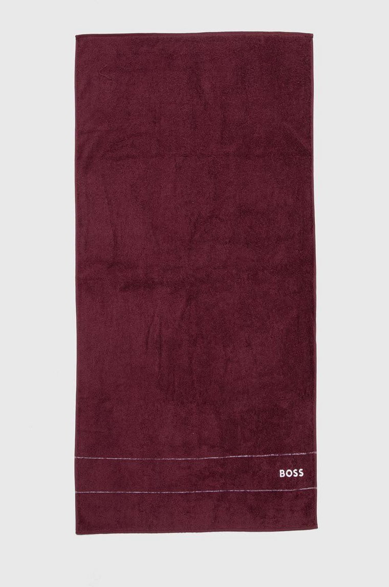 BOSS ręcznik bawełniany Plain Burgundy 70 x 140 cm