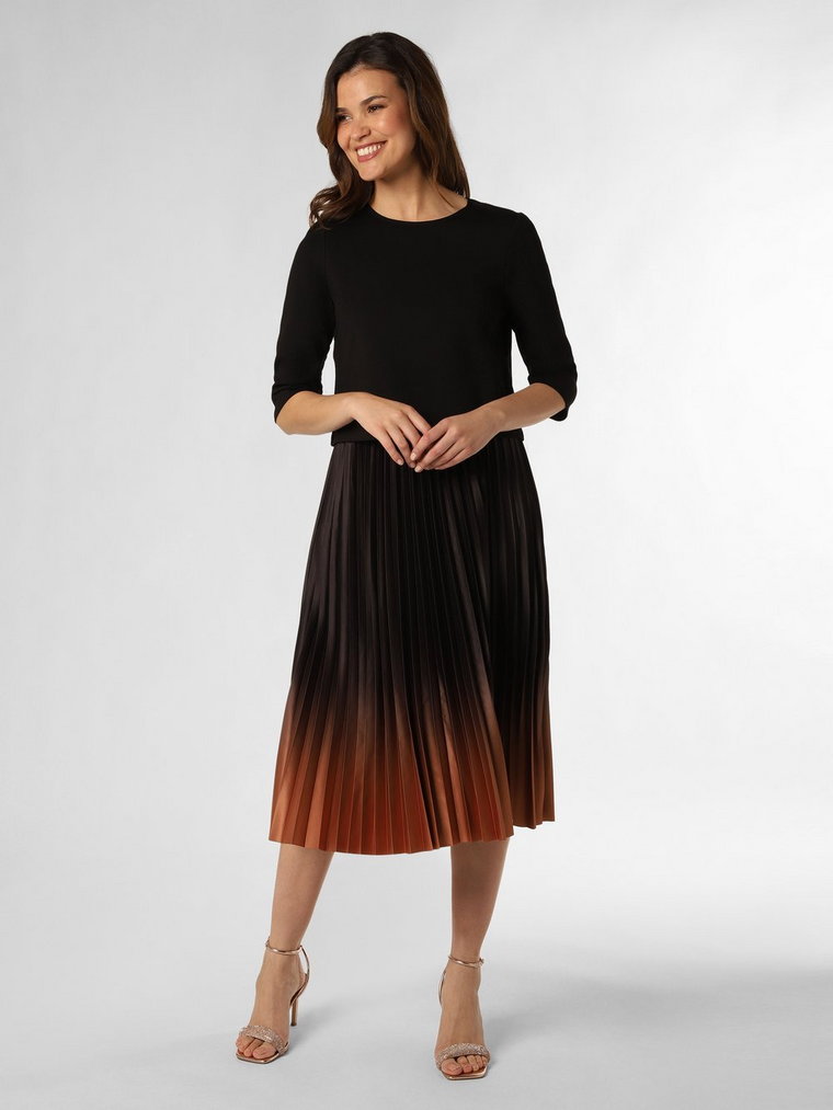 Apriori - Sukienka damska 3 w 1, czarny|brązowy