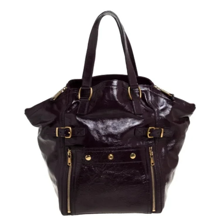 Pre-owned Leather totes Yves Saint Laurent Vintage