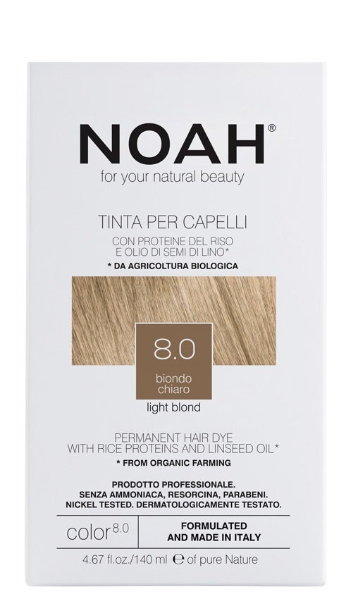 Noah - Farba do włosów 8.0 Light Blond 1szt