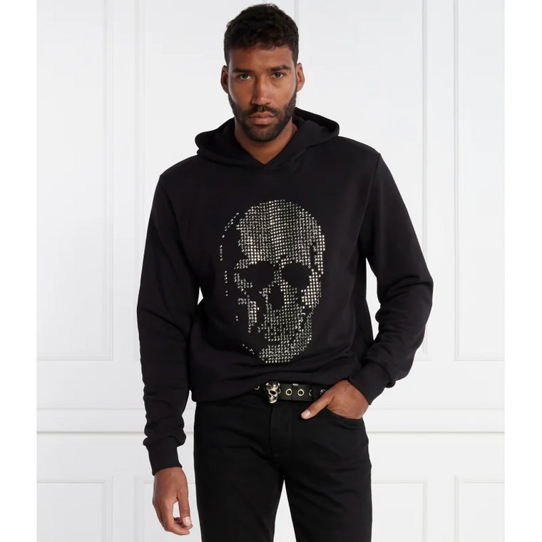 Philipp Plein Bluza Skull strass | Regular Fit