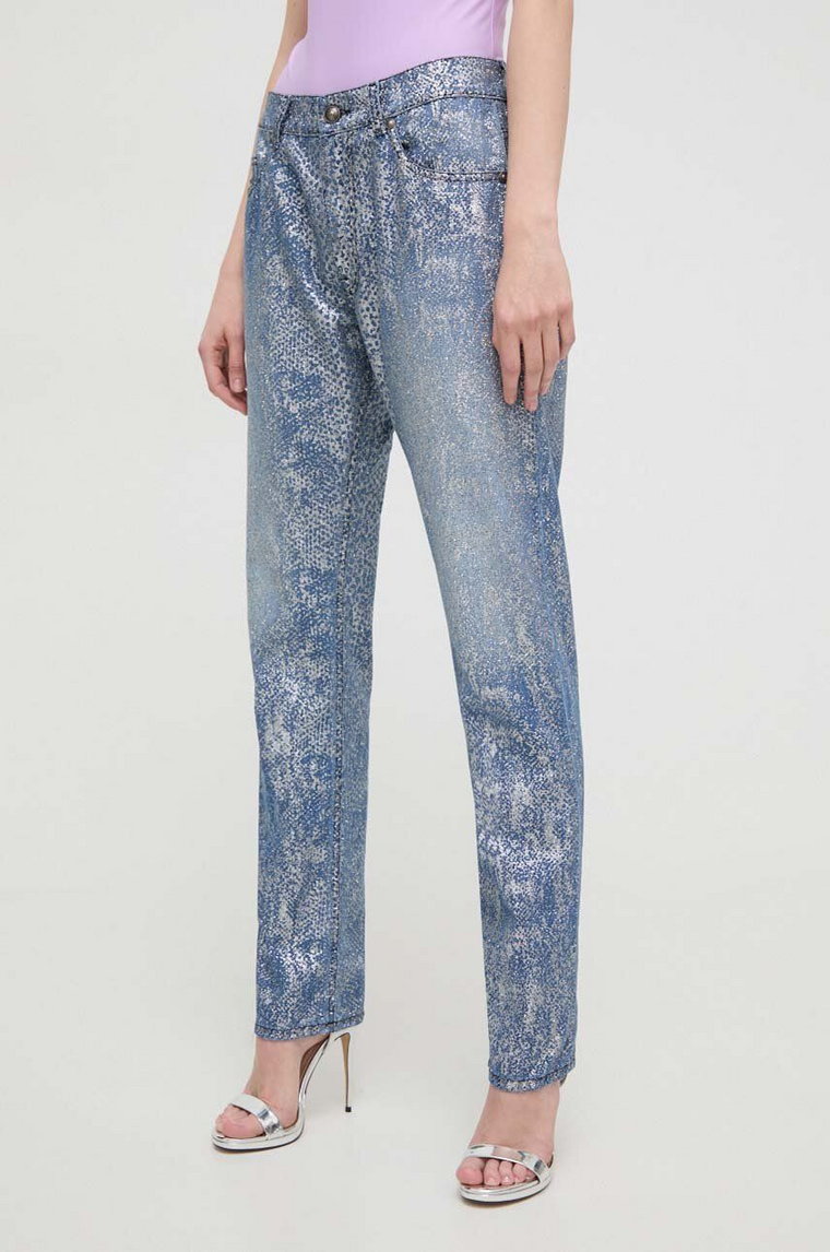 Versace Jeans Couture jeansy damskie kolor niebieski 76HAB5B0 DS013M30