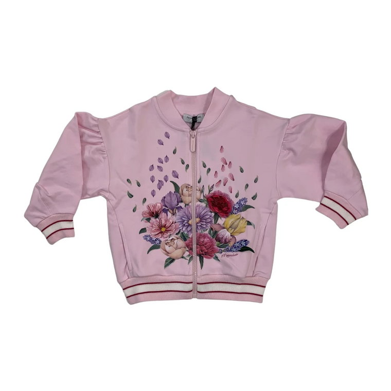 Bluza z zamkiem kwiatowym Monnalisa