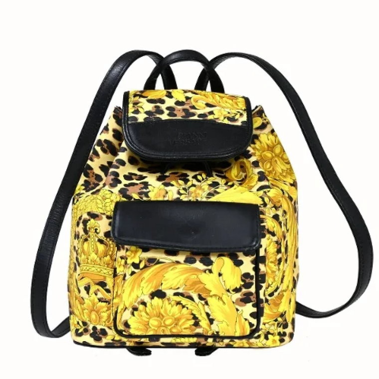 Pre-owned Canvas backpacks Versace Pre-owned