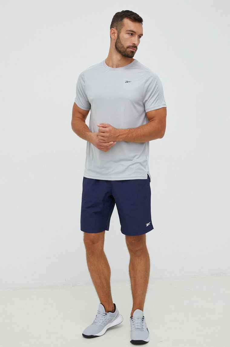 Reebok szorty treningowe Training Essentials Utility męskie kolor granatowy