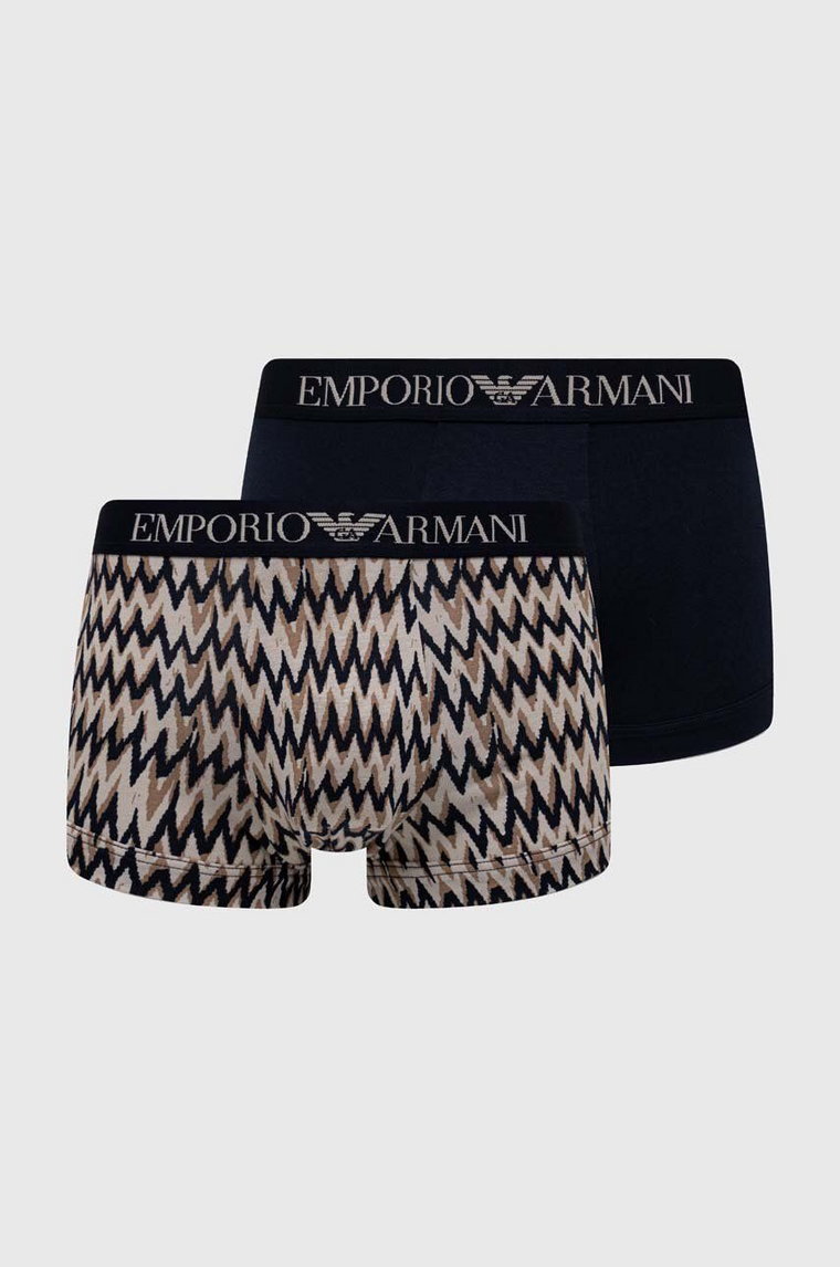 Emporio Armani Underwear bokserki 2-pack męskie kolor granatowy