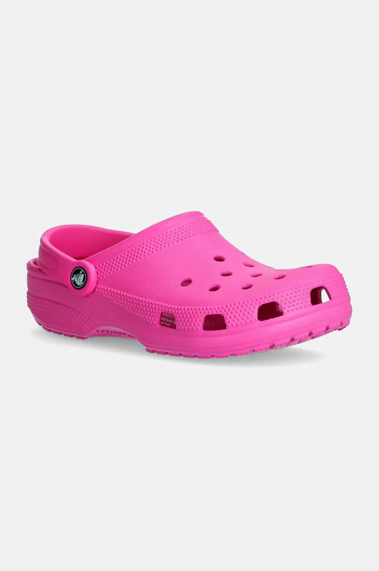 Crocs klapki Classic damskie kolor różowy 10001