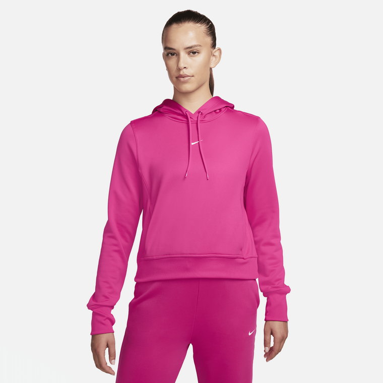 Damska bluza z kapturem Nike Therma-FIT One - Różowy