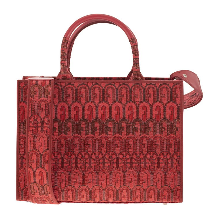 Torba z etnicznym wzorem i Arco jacquard Furla