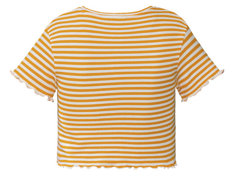 esmara T-shirt damski z bawełną (XS (32/34), Pomarańczowy)